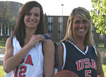 MU's Tabatha Wydryck (L) & Christie Carrico