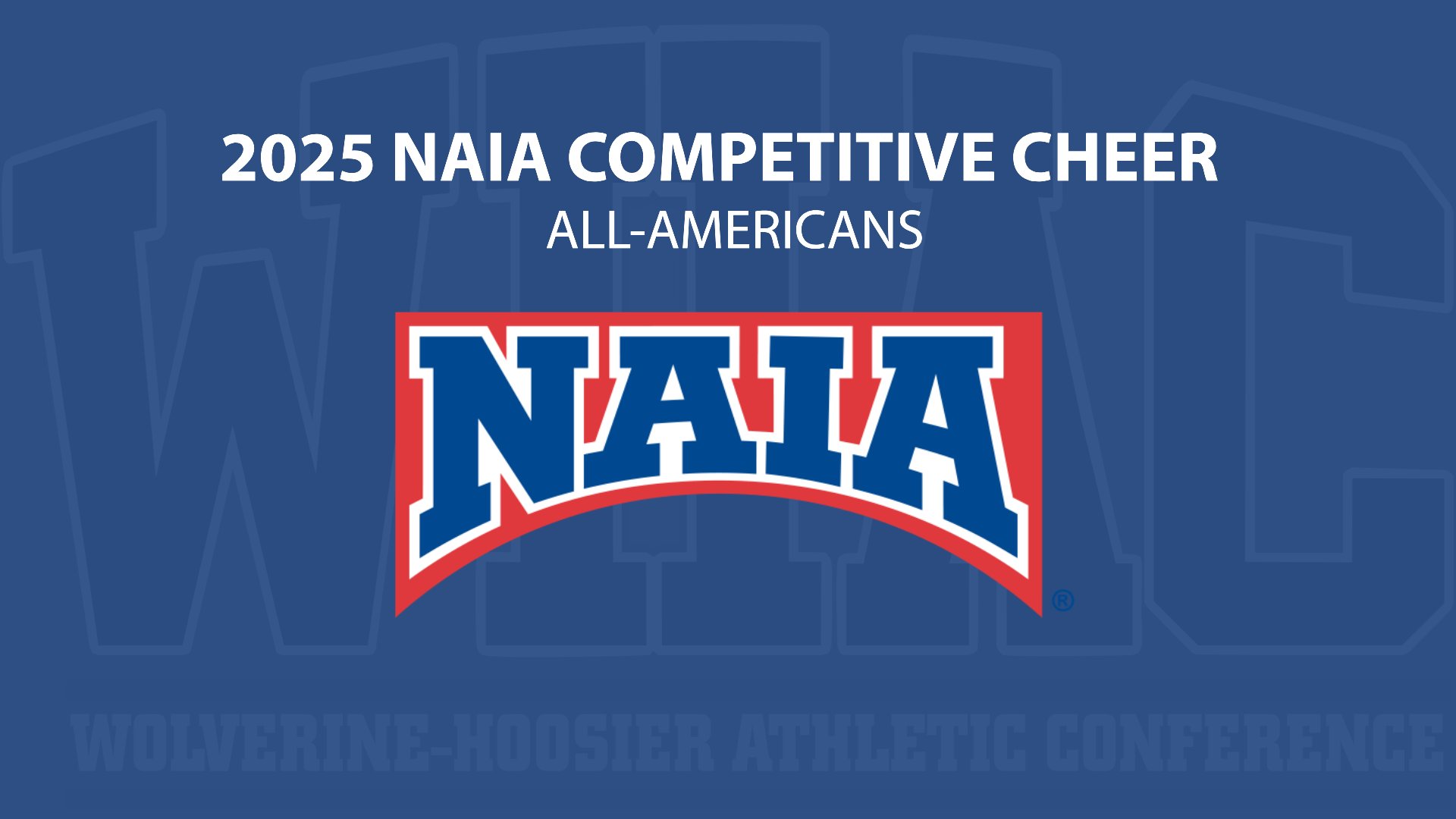 Six WHAC Student-Athletes Named NAIA Competitive Cheer All-Americans