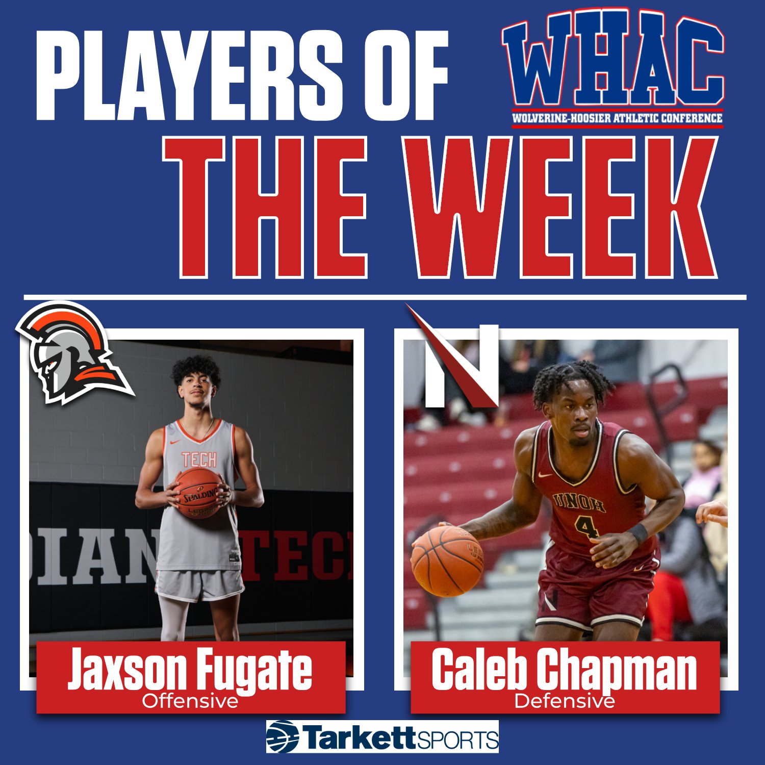 Fugate and Chapman earn final MBB Weekly Awards