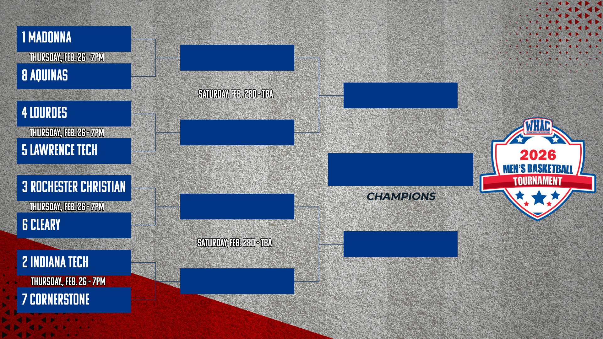 2026 Men's Basketball Tournament Field Set