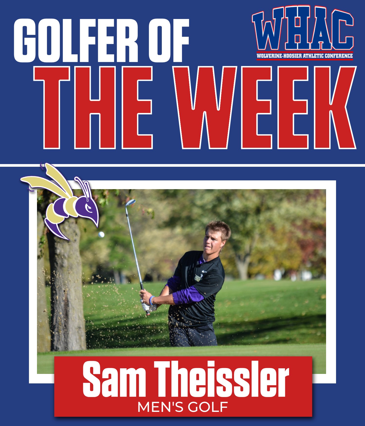 Defiance's Theissler Named Men's Golfer of the Week