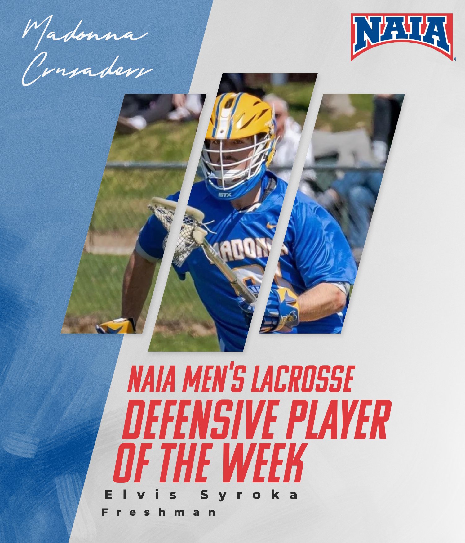 Syroka Named NAIA National Defensive Player of the Week