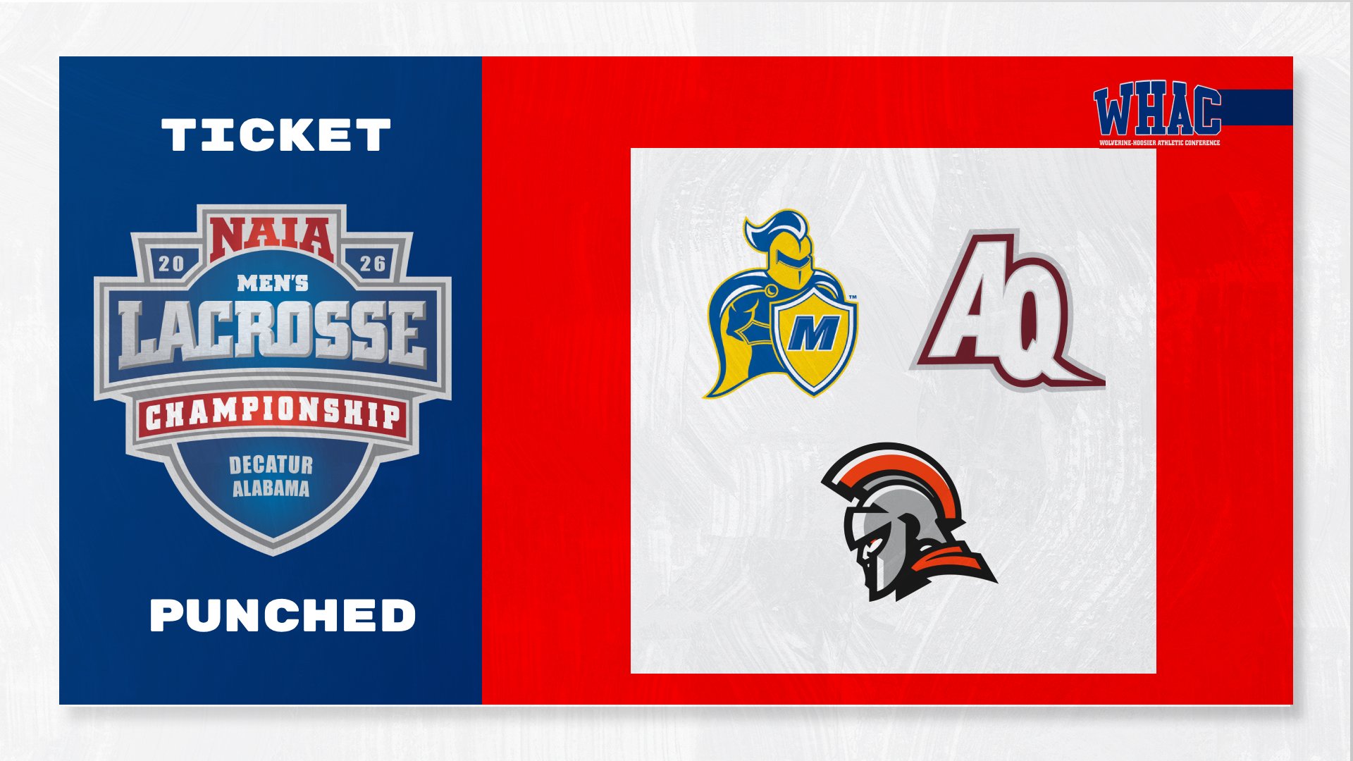 Madonna, Aquinas and Indiana Tech Qualify for Men's Lacrosse National Championship