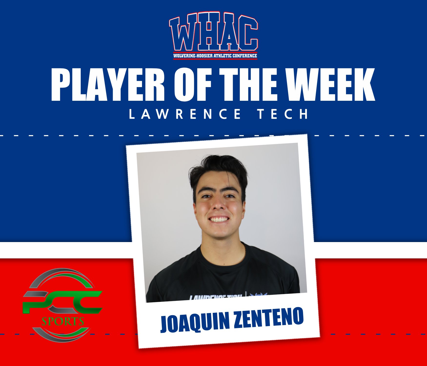LTU's Zenteno Named Men's Tennis Player of the Week