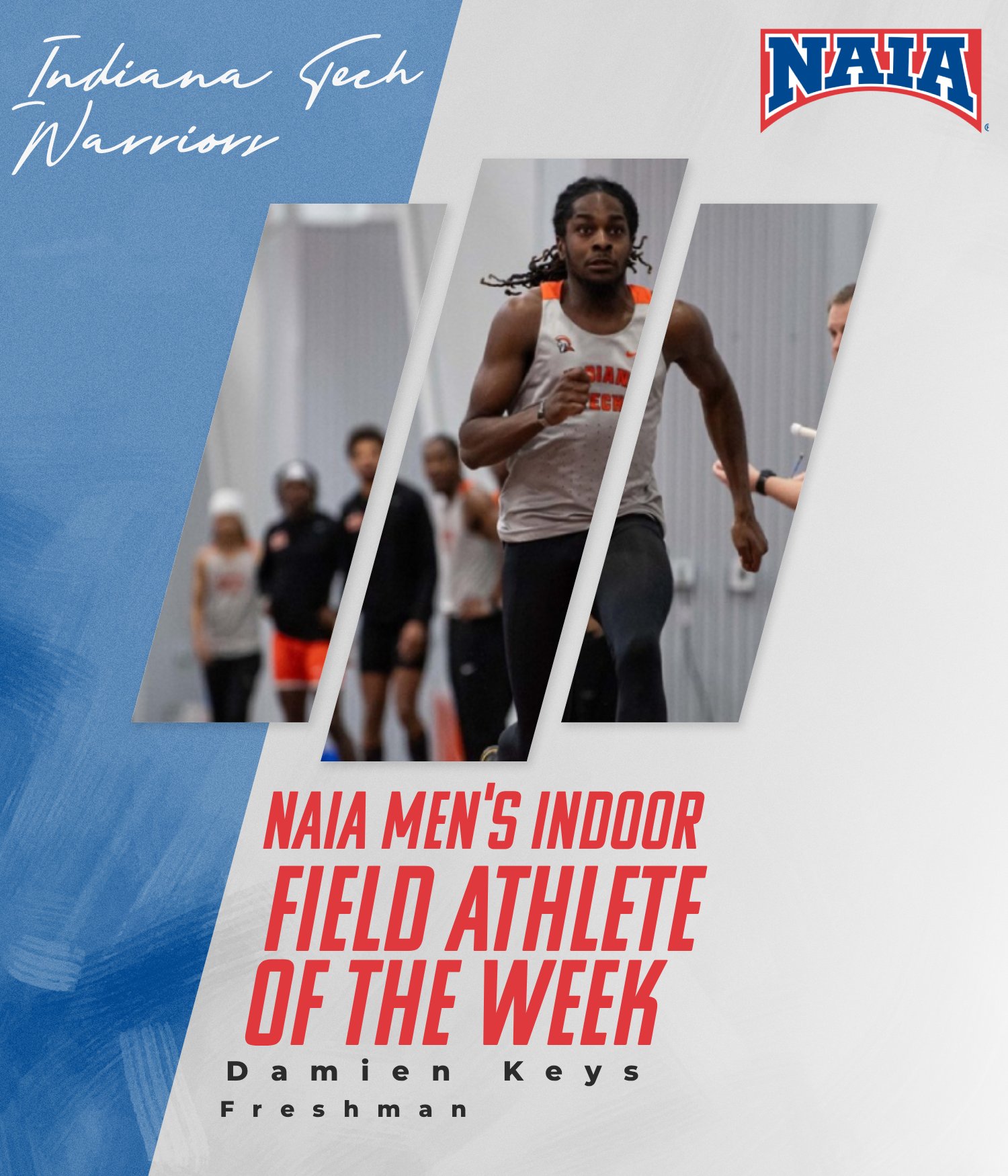 Indiana Tech's Keys Named NAIA Field Athlete of the Week