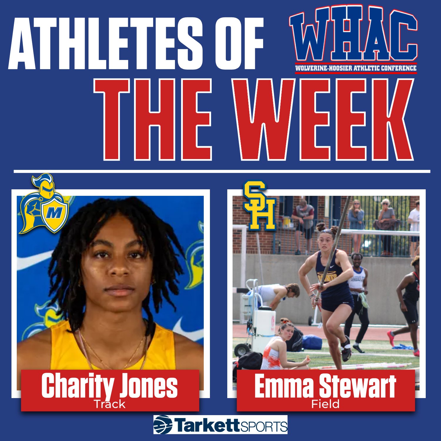 Madonna's Jones, SHU's Stewart Earn Indoor Weekly Awards