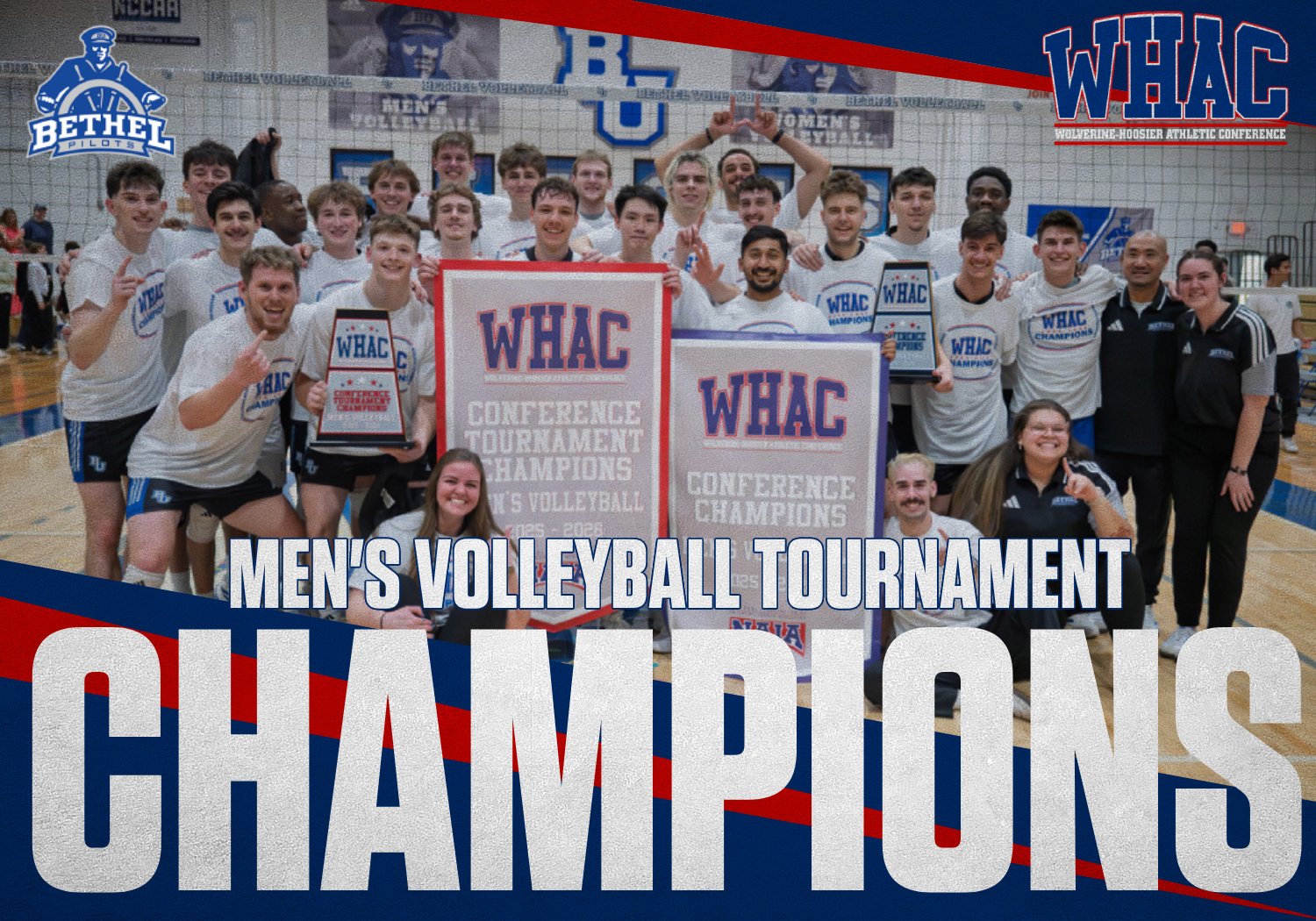 Bethel Claims 2026 WHAC Men's Volleyball Tournament Title