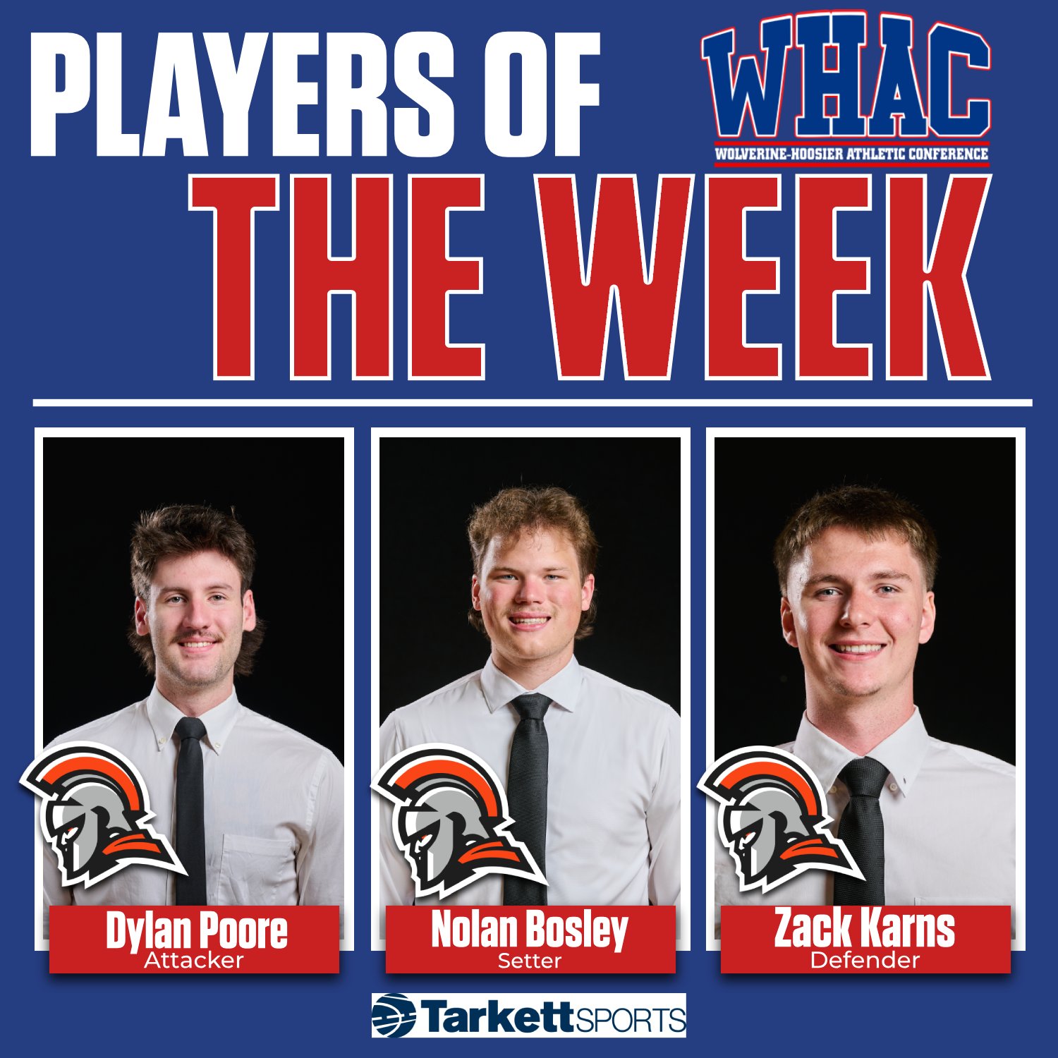 Poore, Bosley and Karns Named FInal MVB Weekly Award Winners