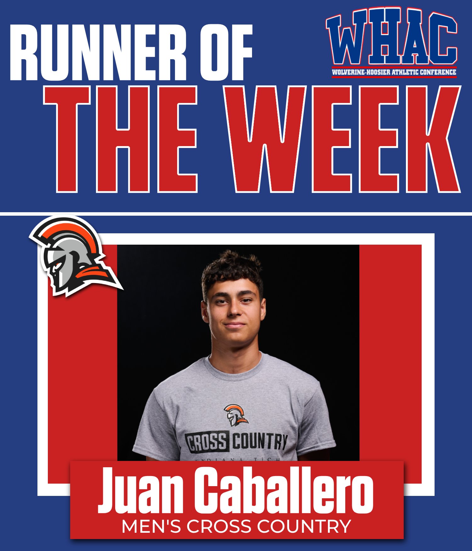 IT's Caballero Named WHAC Men's Runner of the Week