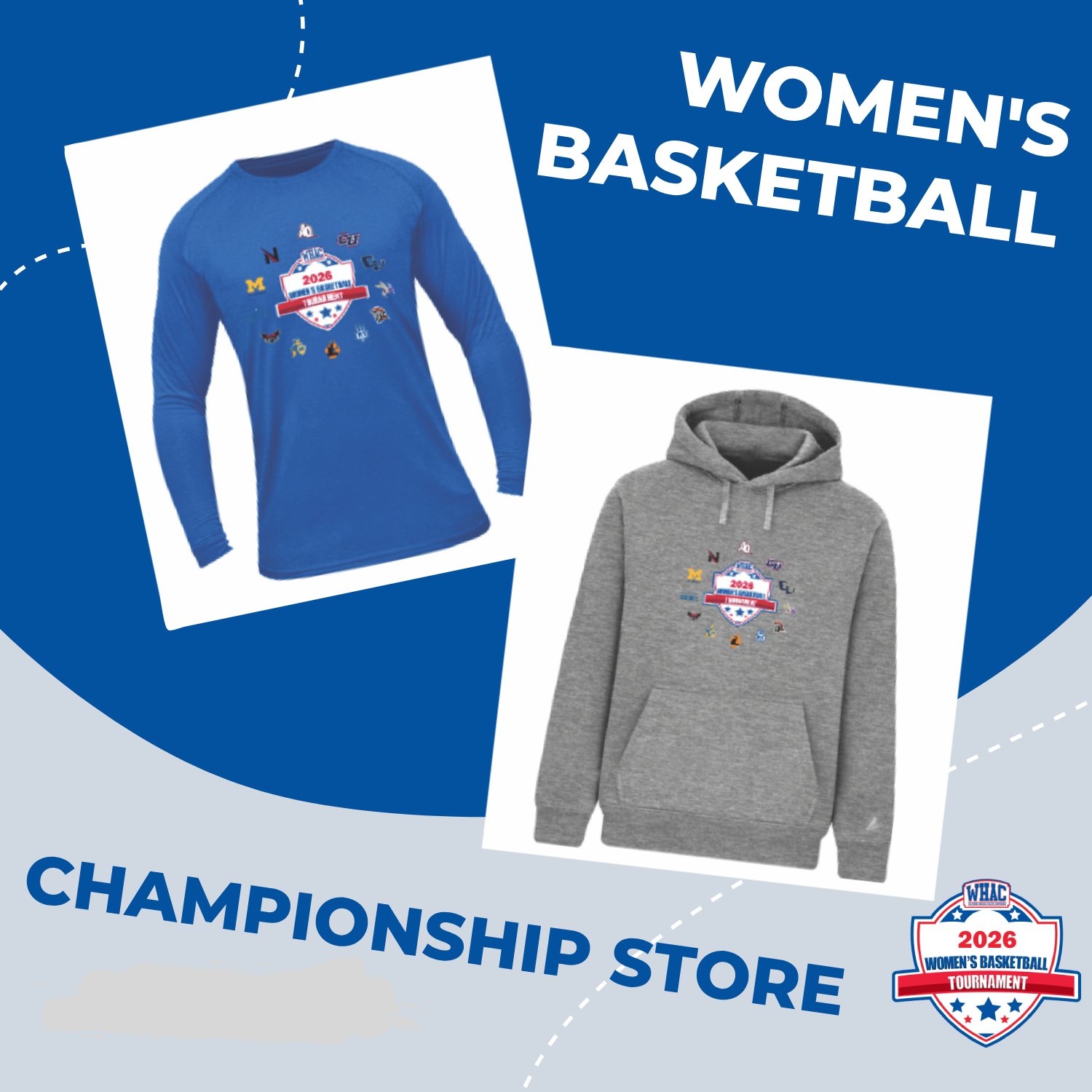 WHAC Women's Basketball Tournament Merchandise Store Now Open!