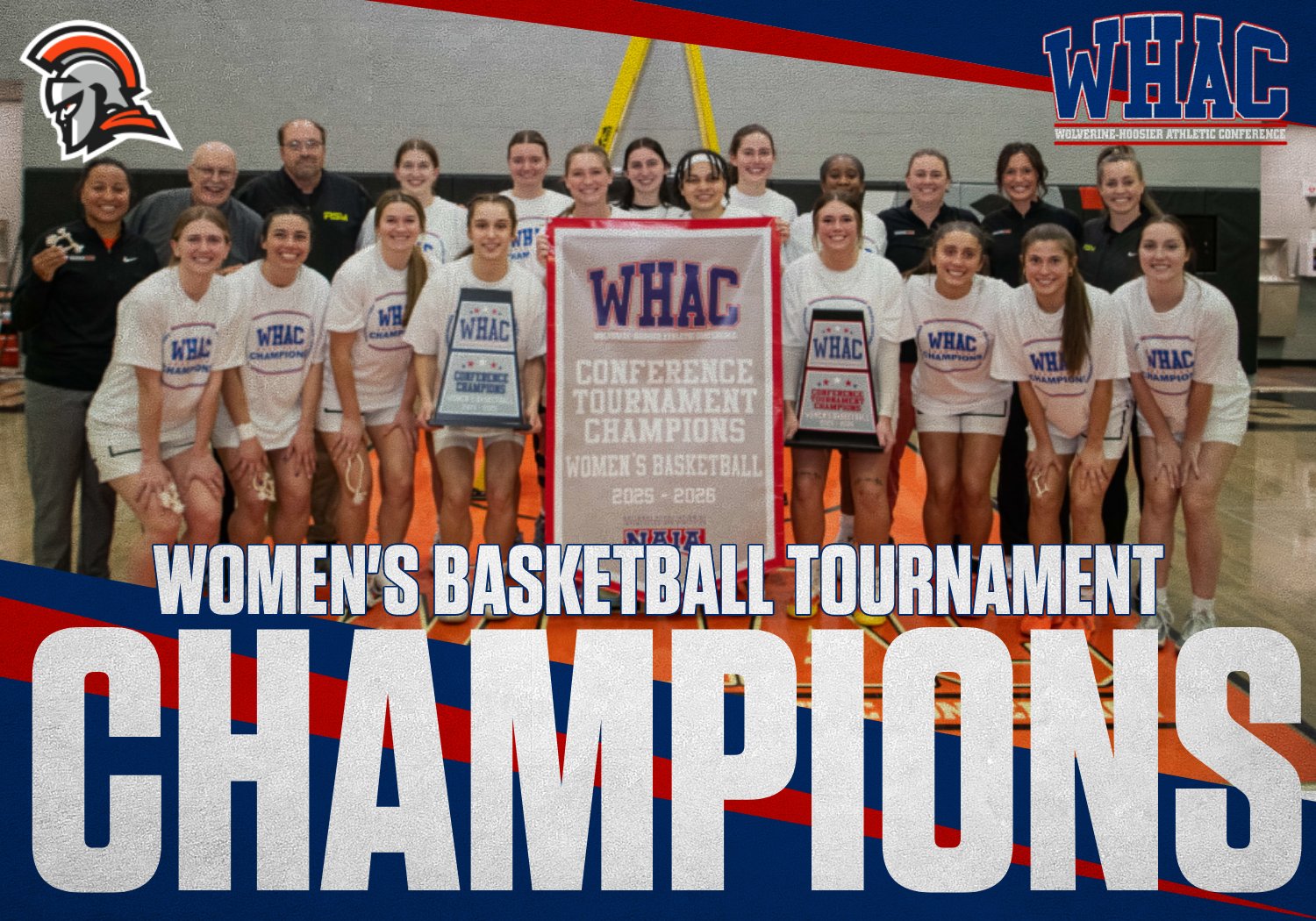 Indiana Tech Wins WHAC Tournament with 76-48 win over RCU