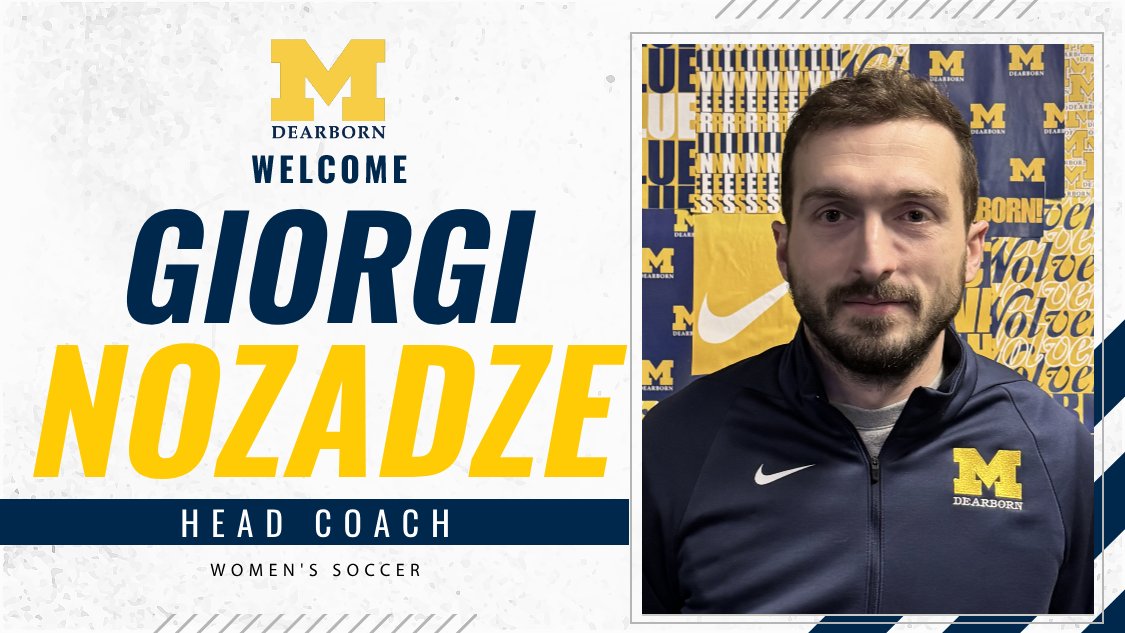 University of Michigan-Dearborn Names Giorgi Nozadze Head Women&rsquo;s Soccer Coach