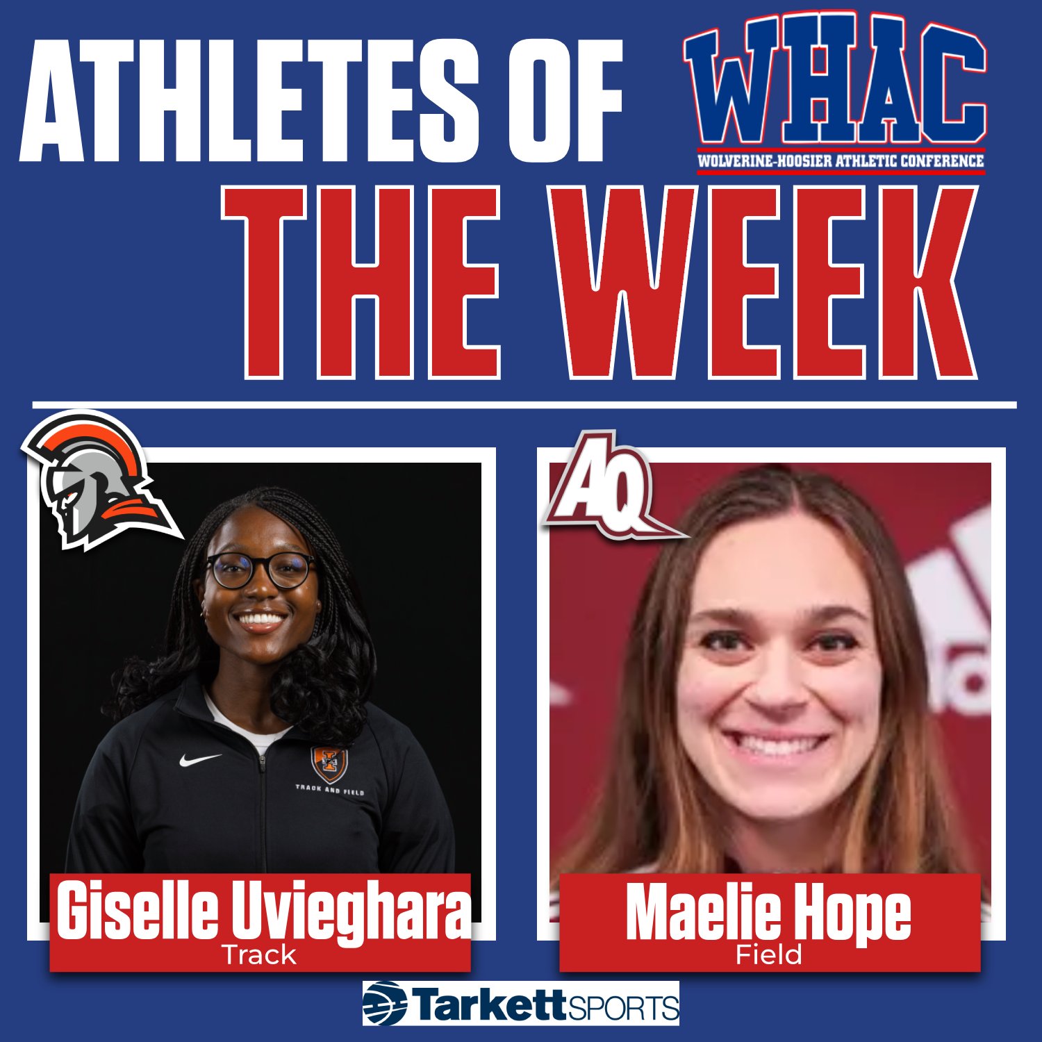 IT's Uvieghara, AQ's Hope Earn Women's Indoor Weekly Awards