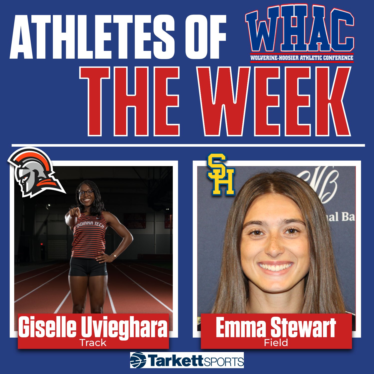 Uvieghara and Stewart Earn Women's Indoor Weekly Honors