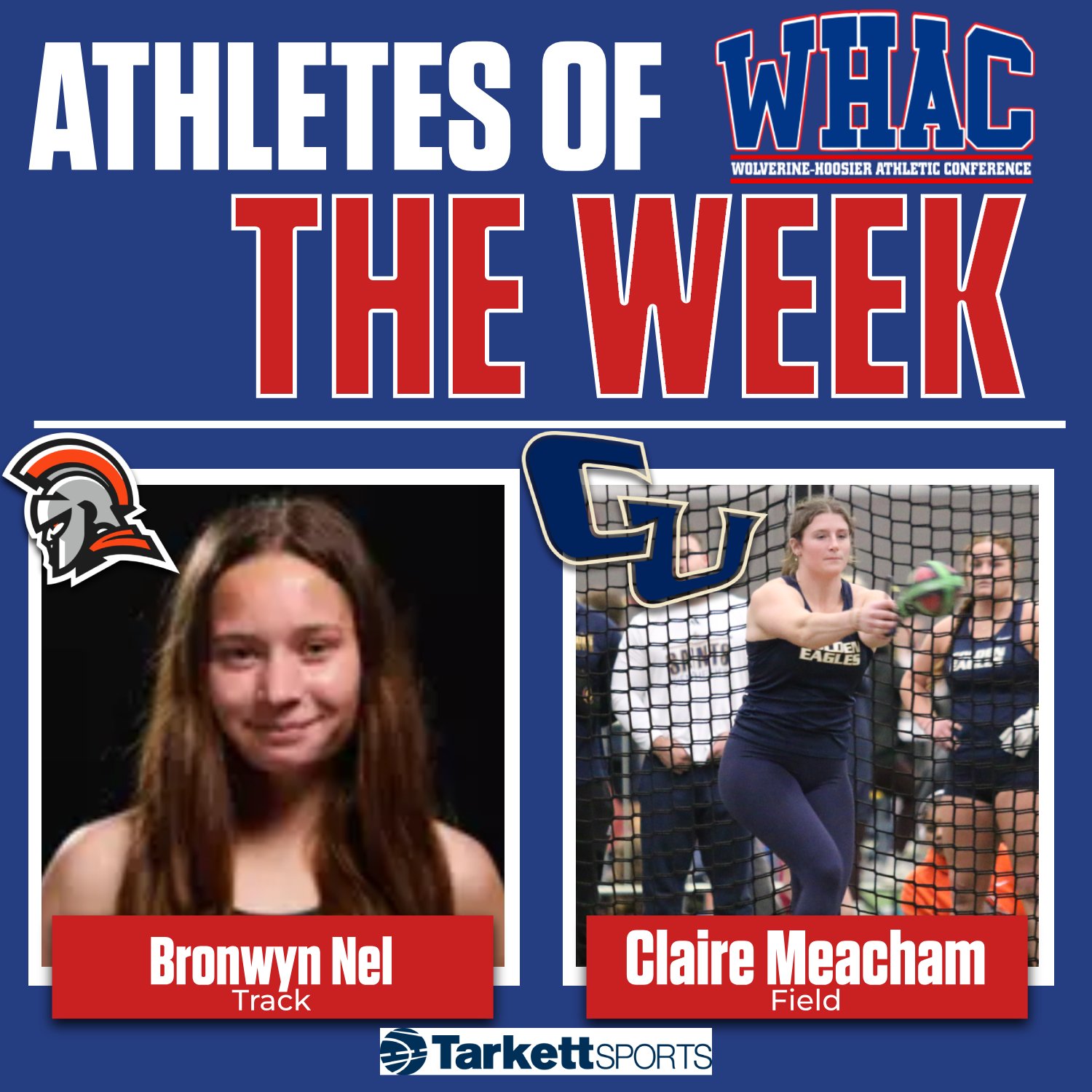 Nel and Meacham Earn Weekly Awards