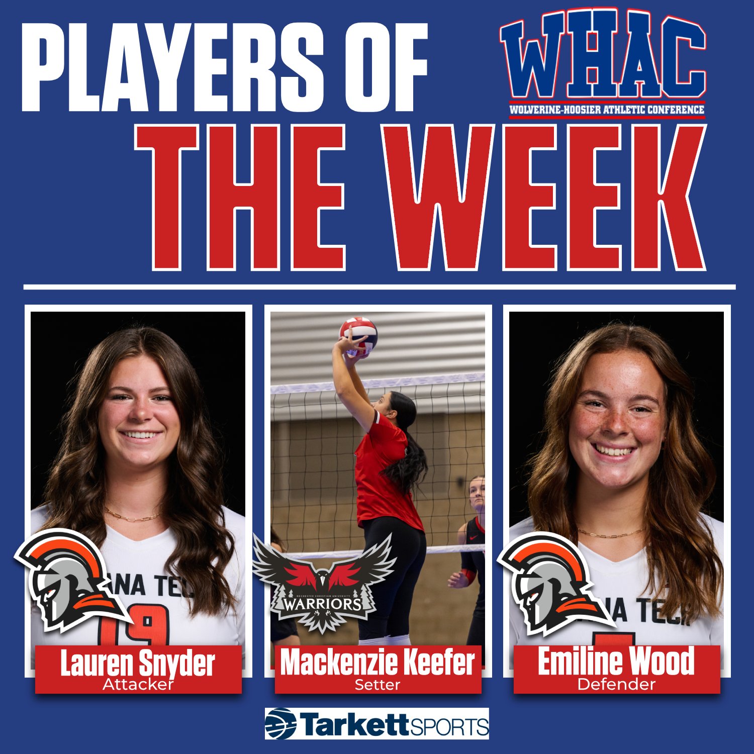 Final Women's Volleyball Weekly Honors Announced