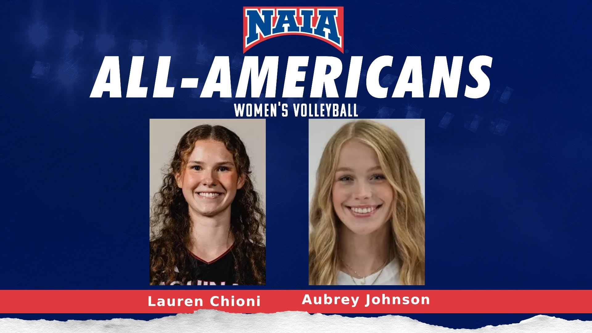 Chioni and Johnson Named to NAIA All-American Teams