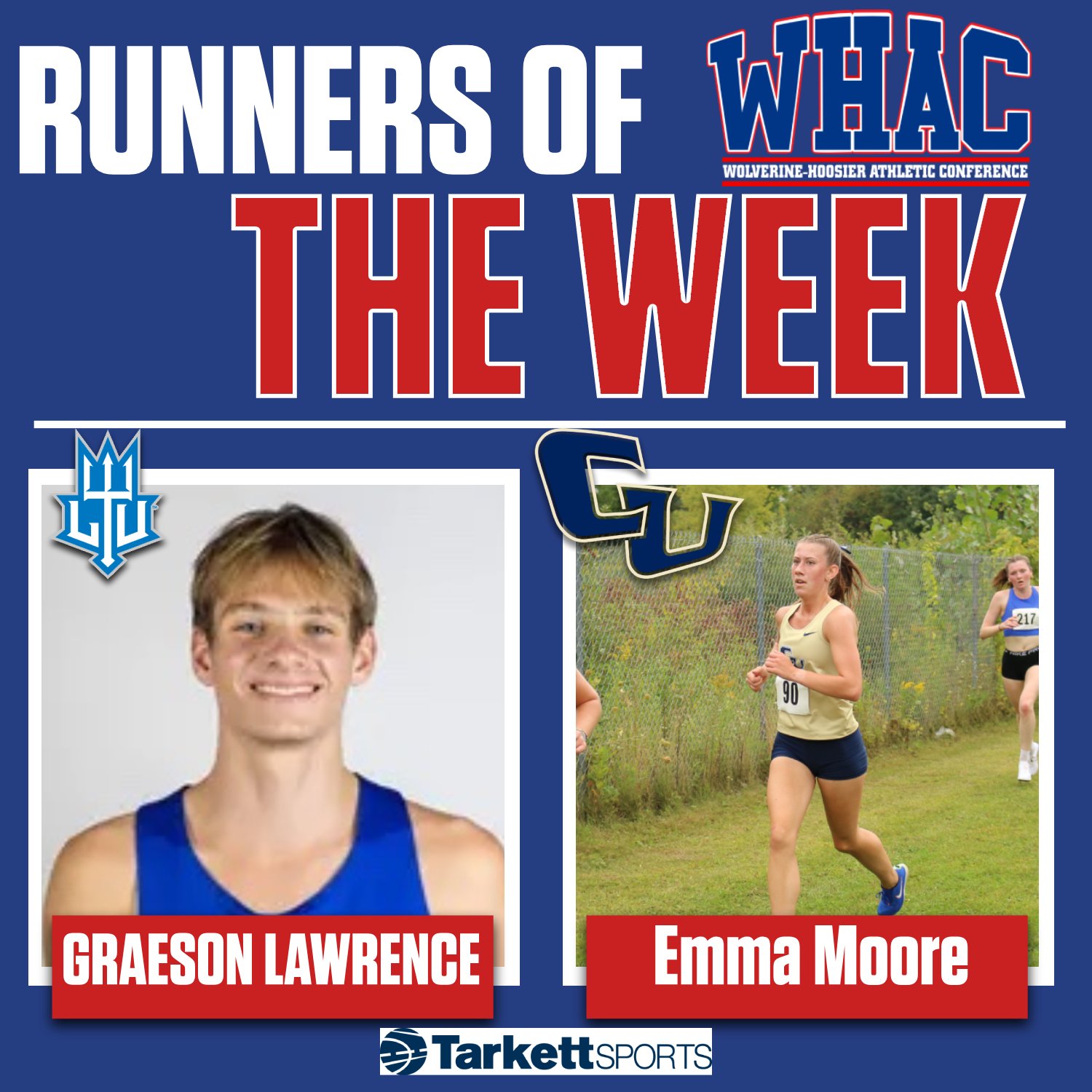 Cornerstone's Moore Named WHAC Women's Runner of the Week