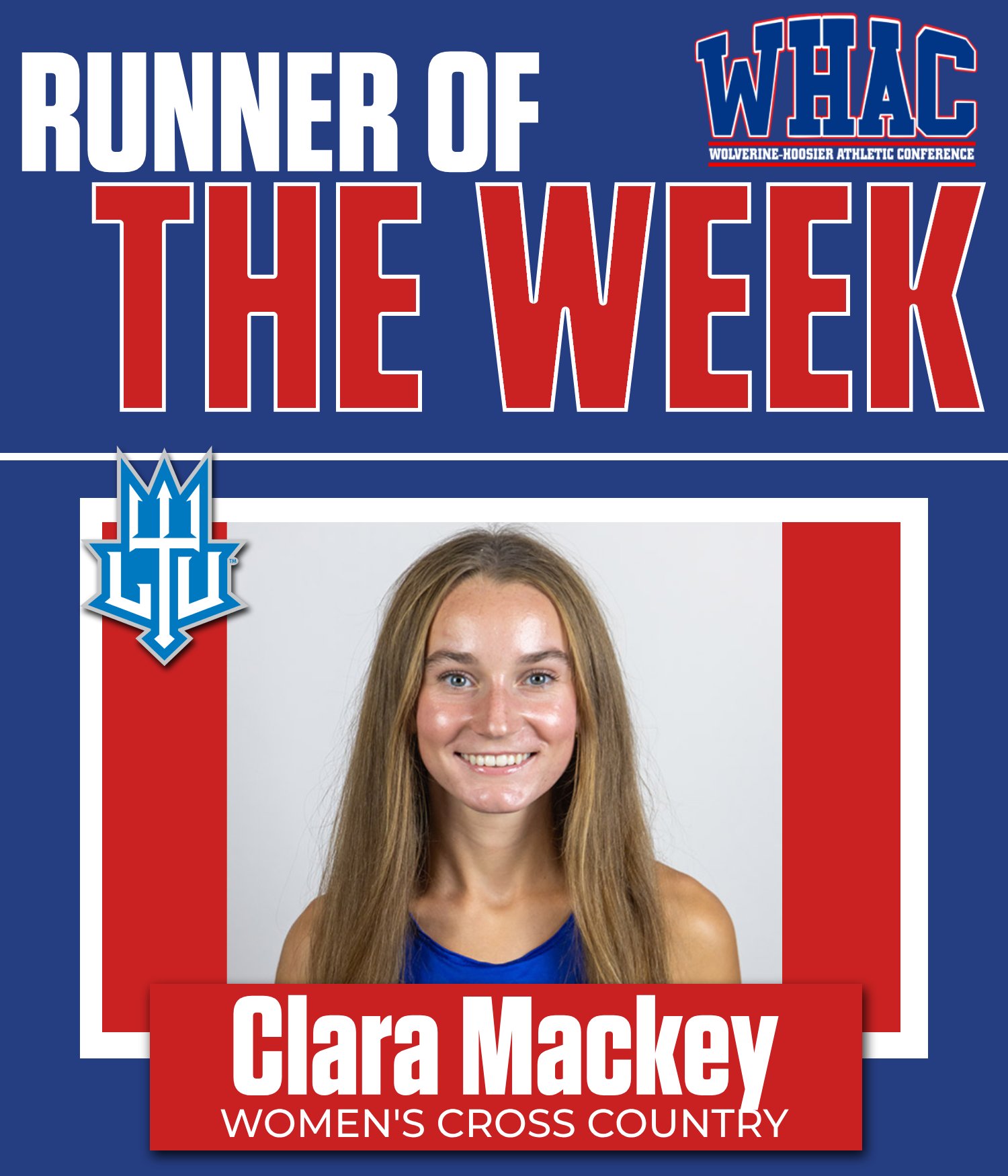LTU's Mackey Named Women's Runner of the Week